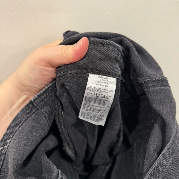 Old Navy Maternity Black Denim Overalls Size 0 Short - Picture 7 of 7